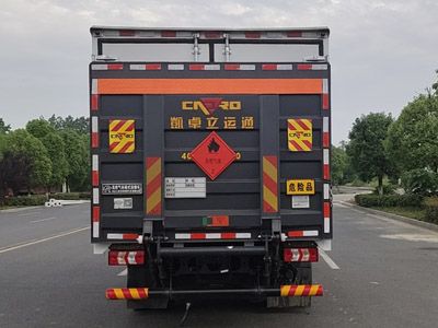 Jiangte brand automobiles JDF5120XRQHFC6 Flammable gas box transport vehicle