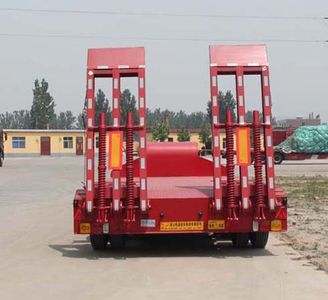 Hengtong Liangshan brand automobiles CBZ9350TDP Low flatbed semi-trailer