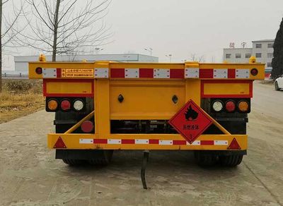 Huayunda brand automobiles FL9400TWY Transport semi-trailer of dangerous goods tank frame