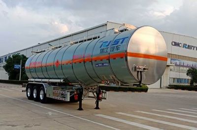 Ruijiang  WL9402GRYD44Y Aluminum alloy flammable liquid tank transport semi-trailer