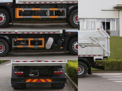 Fulongma  FLM5180ZDJDG6 Compressed docking garbage truck