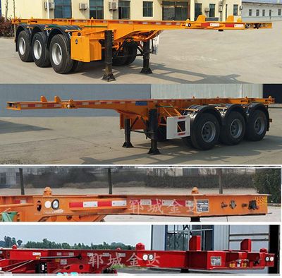 Liangyun brand automobile SLY9382TJZ Container transport semi-trailer