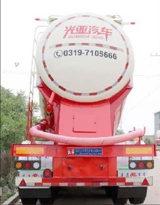 Guangya Tongda  JGY9405GFL Medium density powder material transportation semi-trailer