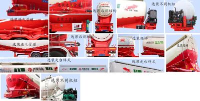 Guangya Tongda  JGY9405GFL Medium density powder material transportation semi-trailer