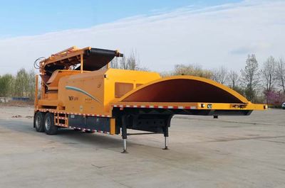 Luxi  LXP9170TWF Material crushing semi-trailer