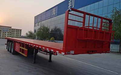 Fuyan Automobile HWL9400TPBPA Flat transport semi-trailer