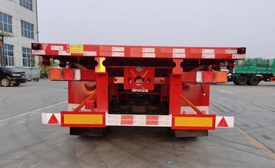 Fuyan Automobile HWL9400TPBPA Flat transport semi-trailer