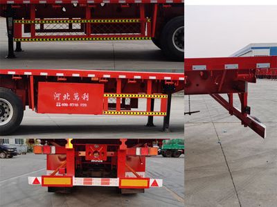 Fuyan Automobile HWL9400TPBPA Flat transport semi-trailer