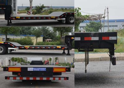 Tianjun Dejin brand automobiles TJV9330TDPJ Low flatbed semi-trailer