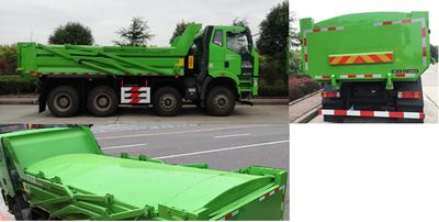 Jiefang Automobile CA5310ZLJP66K2L1T4E5 garbage dump truck 