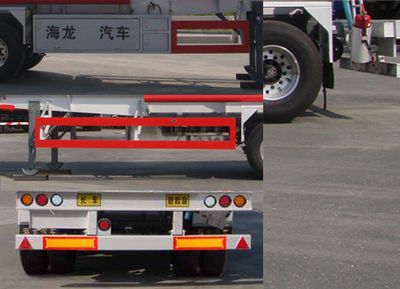 Haifulong  PC9401GRYD Aluminum alloy flammable liquid tank transport semi-trailer