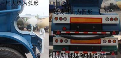 Jiayuntong  JTC9400GFL Medium density powder material transportation semi-trailer