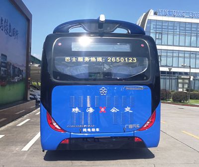 Guangtong Automobile GTQ6126BEVB20 Pure electric low entry city buses