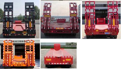 Hualiang Tianhong  LJN9180TDP Low flatbed semi-trailer