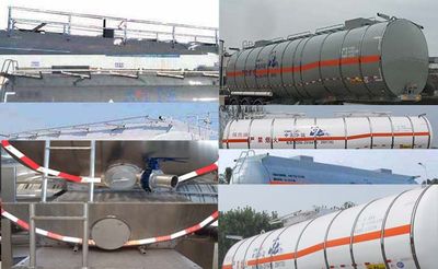 Huajun  ZCZ9401GRYHJF Flammable liquid tank transport semi-trailer