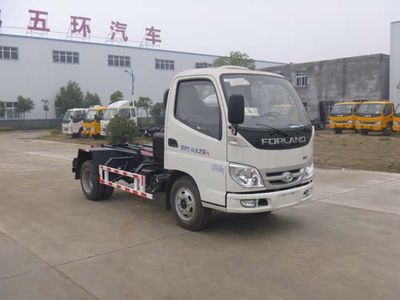 Huatong brand automobiles HCQ5042ZXXBJ detachable container garbage collector 