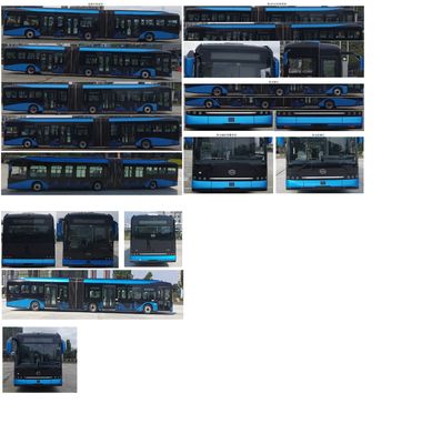 BYD  BYD6180B1EV1 Pure electric low floor articulated city buses