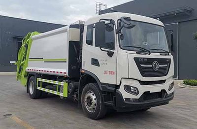 Huatong brand automobiles HCQ5180ZYSDFH6 Compressed garbage truck