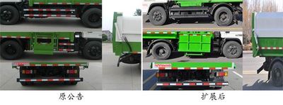 Huahuan brand automobiles TSW5041ZZZB6 Hydraulic Lifter Garbage truck 