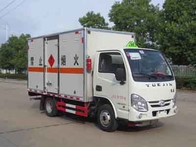 Jiangte brand automobiles JDF5030XRYSH5 Flammable liquid box transport vehicle