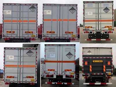 Huayueda brand automobiles LZX5180XZWEX9 Miscellaneous dangerous goods box transport vehicle