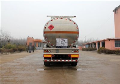 Daiyang  TAG9400GRY Aluminum alloy flammable liquid tank transport semi-trailer