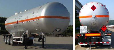 Hongtu  HT9400GRY4 Flammable liquid tank transport semi-trailer