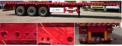 Tonghua  WTY9400TPB Flat transport semi-trailer