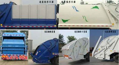 Shenhu  HLQ5160ZYSB Compressed garbage truck