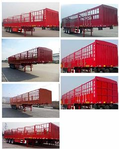 Juntong  JF9380CCY Gantry transport semi-trailer