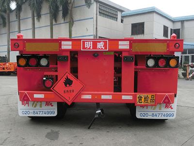 Mingwei  NHG9405TWYA Transport semi-trailer of dangerous goods tank frame