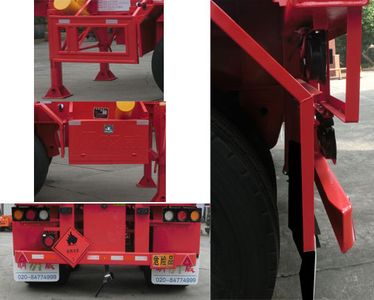 Mingwei  NHG9405TWYA Transport semi-trailer of dangerous goods tank frame