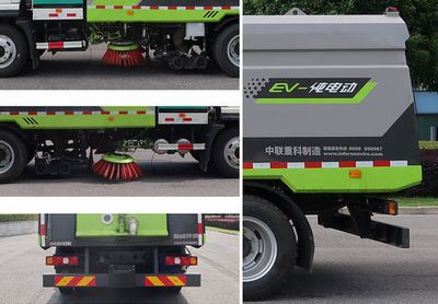 Zhonglian Automobile ZBH5120TXSSXBEV Pure electric cleaning and sweeping vehicle