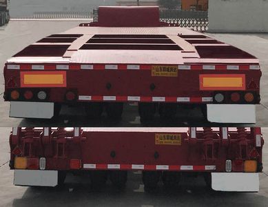 Shengyun brand automobile SRD9400TDPXZ Low flatbed semi-trailer