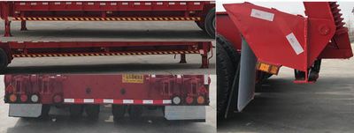 Shengyun brand automobile SRD9400TDPXZ Low flatbed semi-trailer