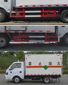 Jiangte brand automobiles JDF5030XRQE6 Flammable gas box transport vehicle