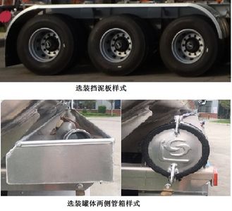 Xingshi  SLS9407GRYB Flammable liquid tank transport semi-trailer