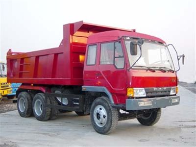 Jiefang Automobile CA3224P1K2T1A802 Flat head diesel dump truck