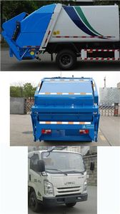 Sanli  CGJ5073ZYSBE5 Compressed garbage truck