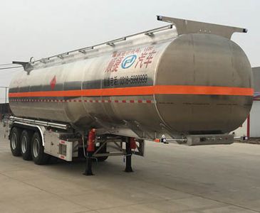 Chuanteng  HBS9403GYYL Aluminum alloy oil transport semi-trailer