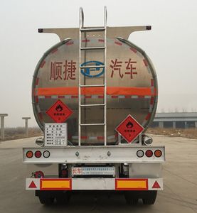 Chuanteng  HBS9403GYYL Aluminum alloy oil transport semi-trailer