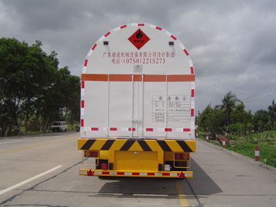 Jiuyuan  KP9340GDY Low temperature liquid transport semi-trailer