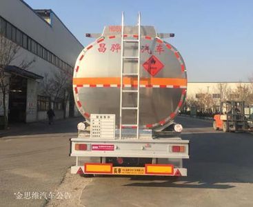 Changhua  HCH9407GRYYGC Aluminum alloy flammable liquid tank transport semi-trailer