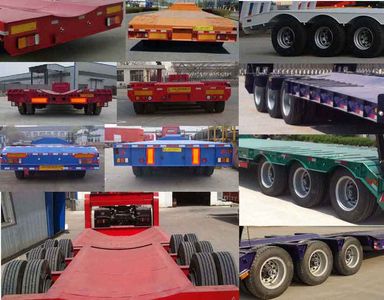 Luffy YFZ9352TDP Low flatbed semi-trailer