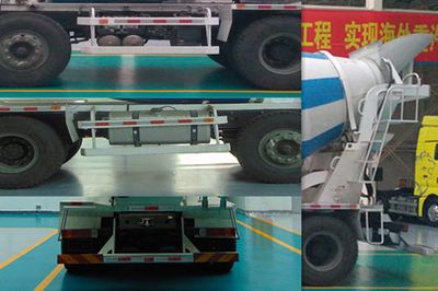 Jiuhe Heavy Industry Automobile JHZ5317GJB Concrete mixing transport vehicle