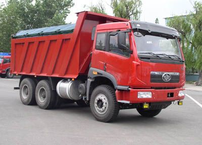 Jiefang Automobile CA3245P2K2T1EA80 Flat head diesel dump truck