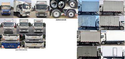 Jianghuai brand automobiles HFC5043XXYP71K10C7S Box transport vehicle