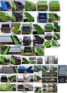 Chufei  CLQ5180ZYS6ZZL Compressed garbage truck