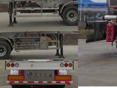 Chusheng  CSC9401GRYL Aluminum alloy flammable liquid tank transport semi-trailer