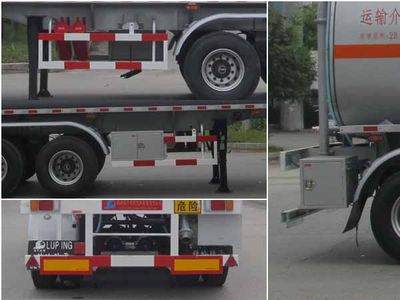 Luping Machinery LPC9350GRYS Flammable liquid tank transport semi-trailer